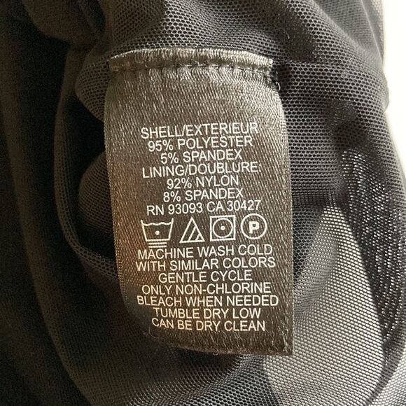 NIC & ZOE Fundamental Drape Dress Black Onyx Large - Picture 7 of 8